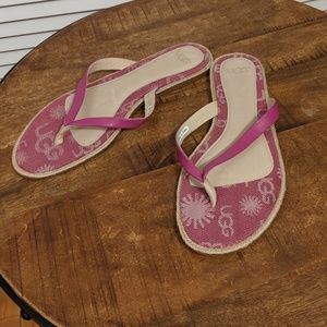 UGG Woven Flip Flops